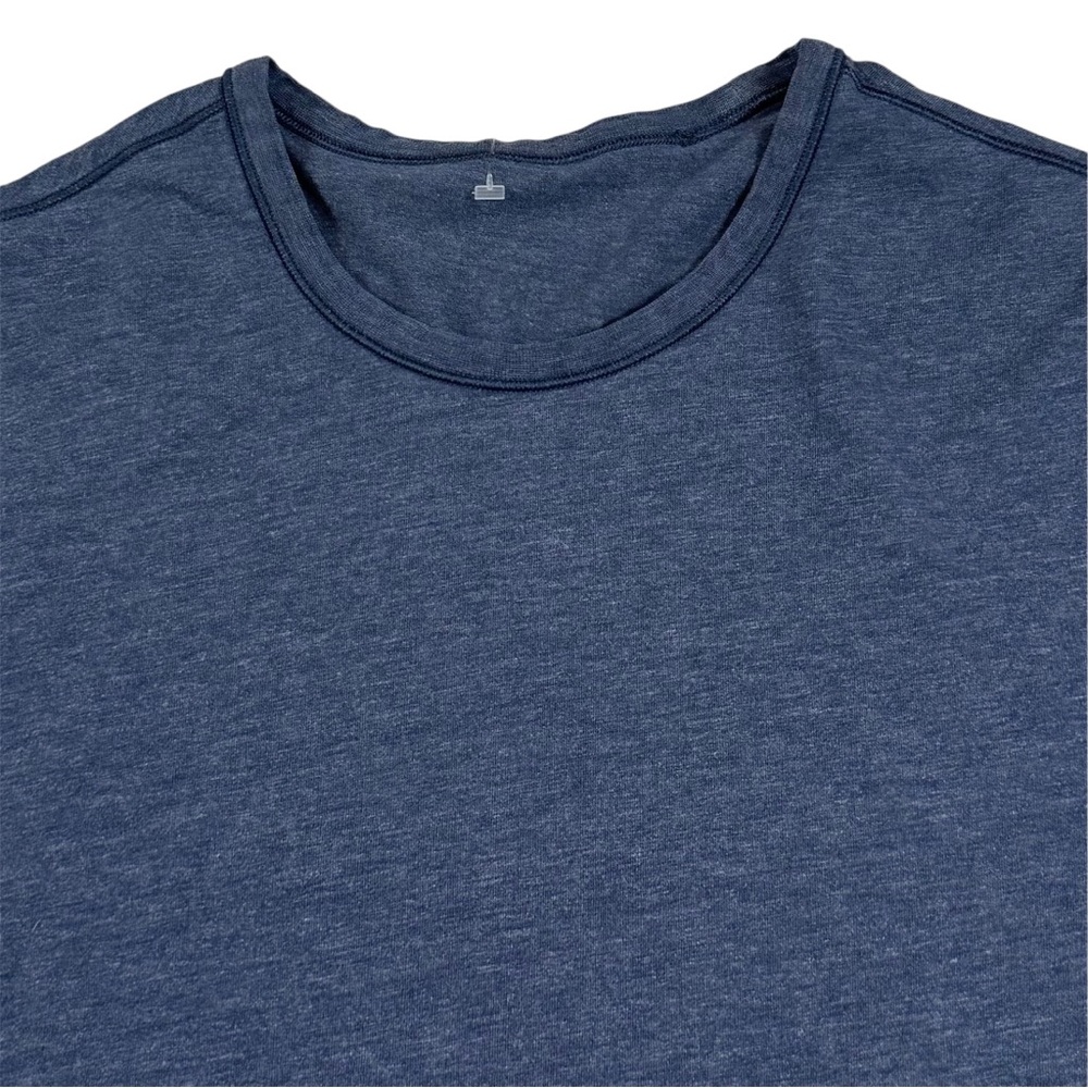 Lululemon Lightweight Casual Long Sleeve Shirt Running Gym Blue Men's Size Small